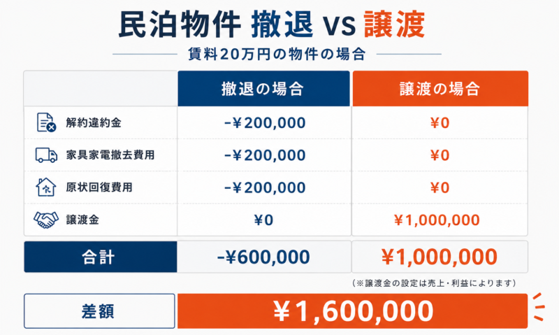 民泊収支比較シミュレーション
